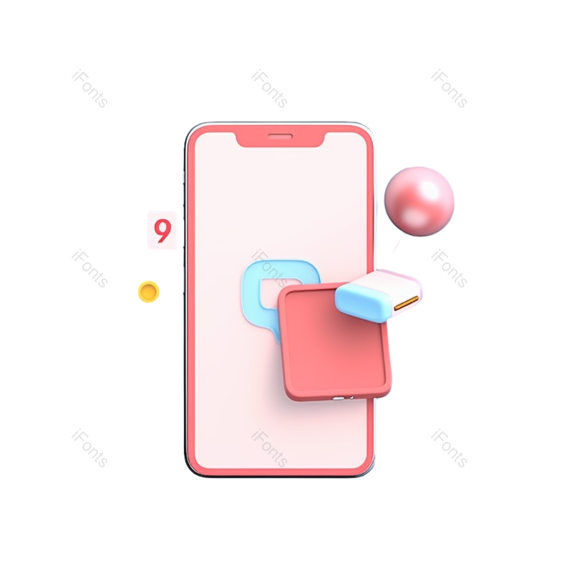 装饰图片,节日元素,卡通PNG,智能手机免抠素材